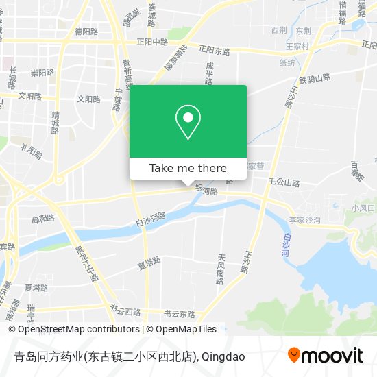 青岛同方药业(东古镇二小区西北店) map