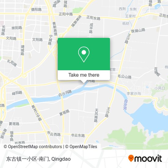 东古镇一小区-南门 map