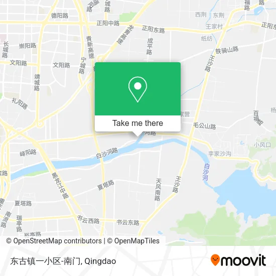 东古镇一小区-南门 map