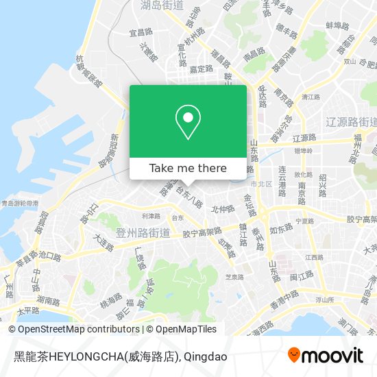 黑龍茶HEYLONGCHA(威海路店) map