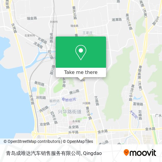 青岛成唯达汽车销售服务有限公司 map