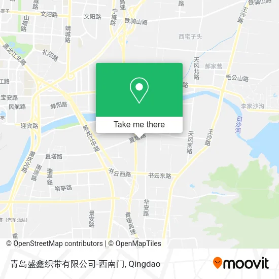 青岛盛鑫织带有限公司-西南门 map