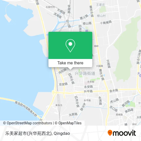 乐美家超市(兴华苑西北) map