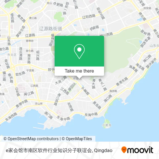 e家会馆市南区软件行业知识分子联谊会 map
