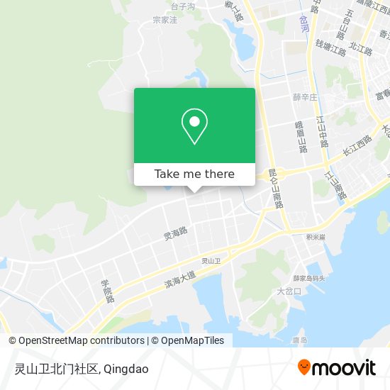 灵山卫北门社区 map