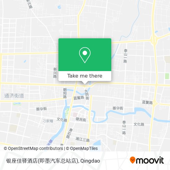 银座佳驿酒店(即墨汽车总站店) map