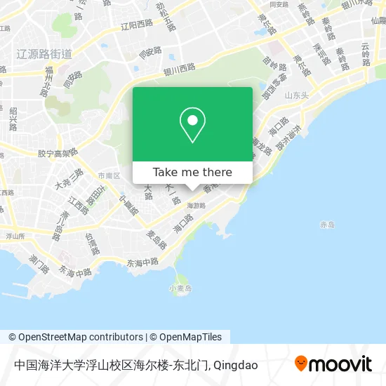 中国海洋大学浮山校区海尔楼-东北门 map