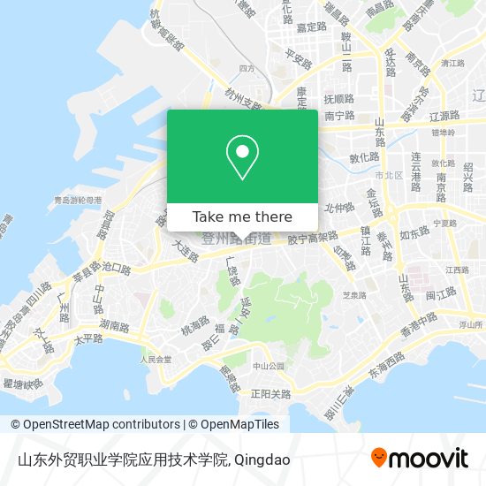 山东外贸职业学院应用技术学院 map