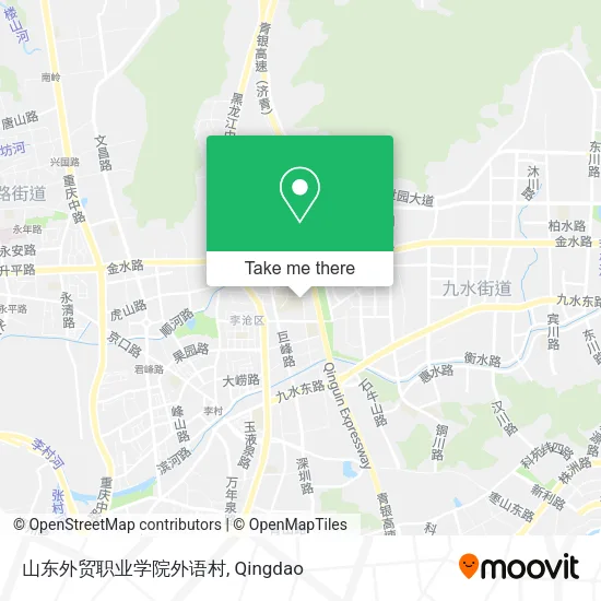 山东外贸职业学院外语村 map