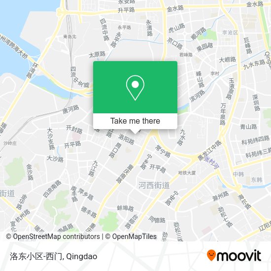 洛东小区-西门 map