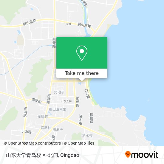 山东大学青岛校区-北门 map