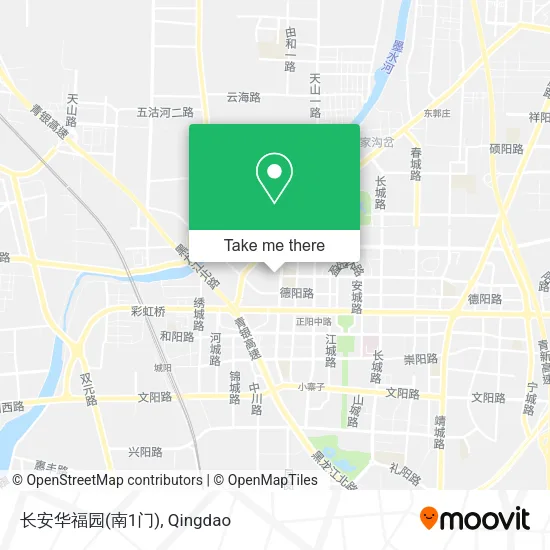 长安华福园(南1门) map