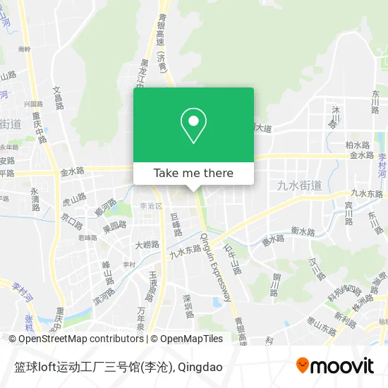 篮球loft运动工厂三号馆(李沧) map