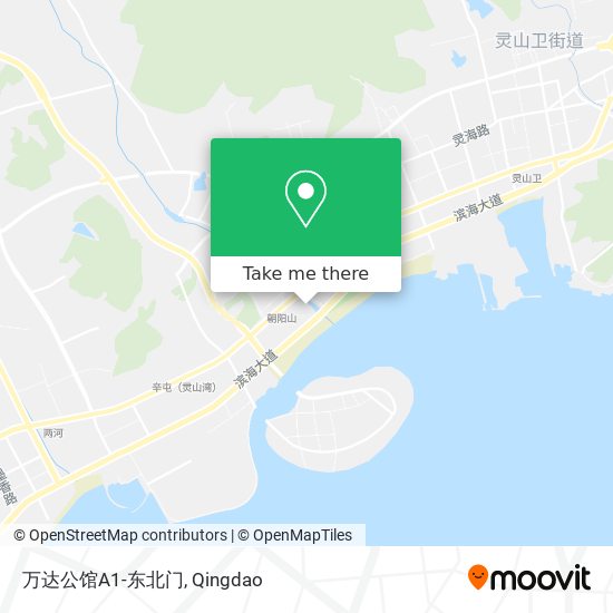 万达公馆A1-东北门 map