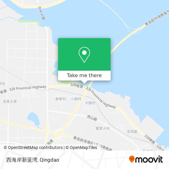 西海岸新蓝湾 map