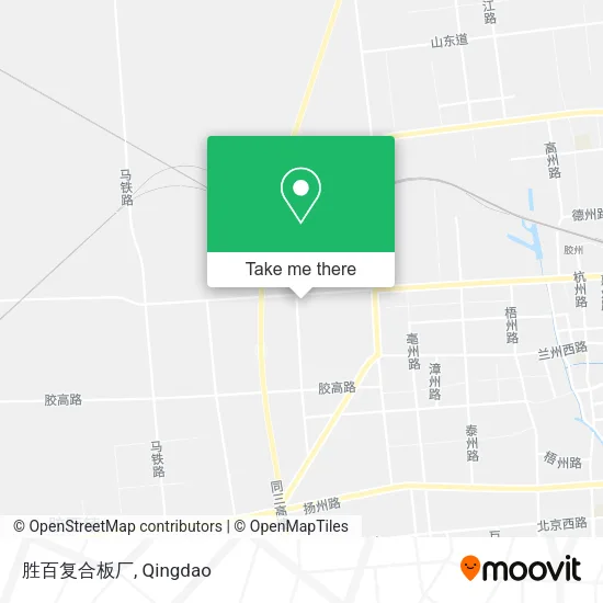 胜百复合板厂 map