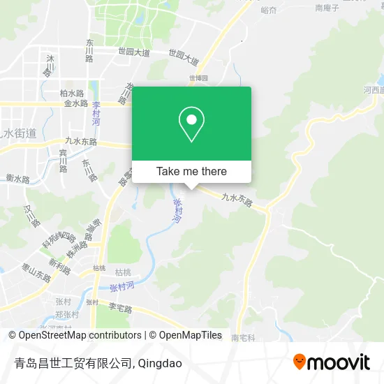 青岛昌世工贸有限公司 map