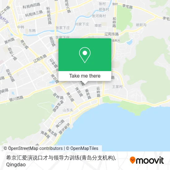 希京汇爱演说口才与领导力训练(青岛分支机构) map
