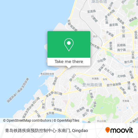 青岛铁路疾病预防控制中心-东南门 map