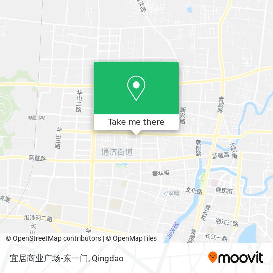 宜居商业广场-东一门 map