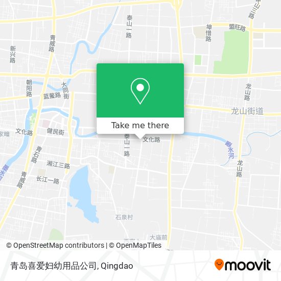 青岛喜爱妇幼用品公司 map