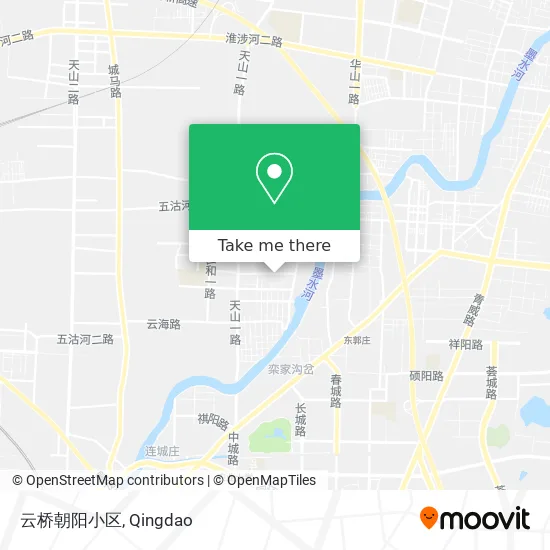 云桥朝阳小区 map