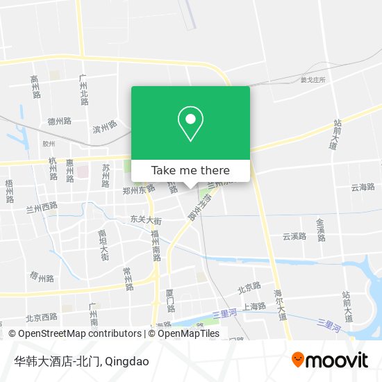 华韩大酒店-北门 map