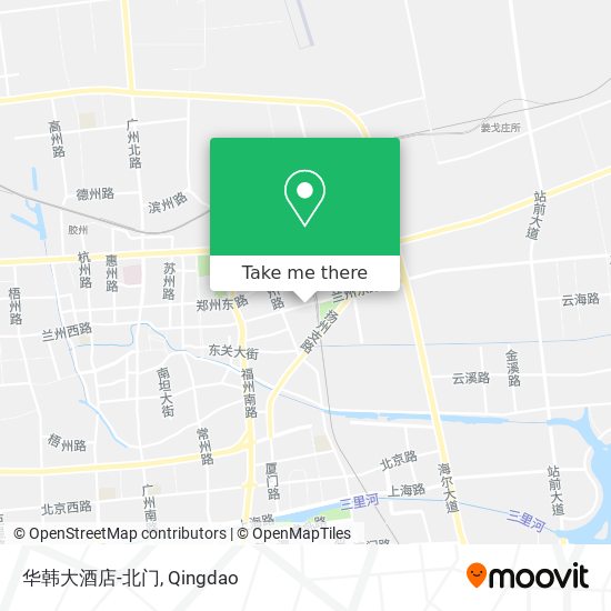 华韩大酒店-北门 map