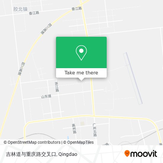 吉林道与重庆路交叉口 map