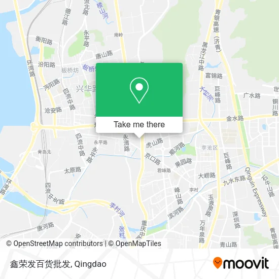 鑫荣发百货批发 map