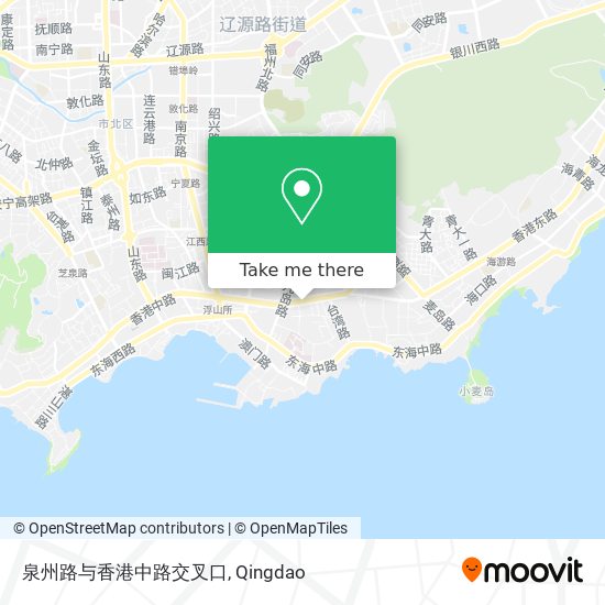 泉州路与香港中路交叉口 map