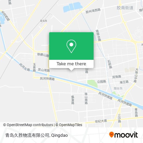 青岛久胜物流有限公司 map