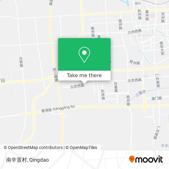 南辛置村 map