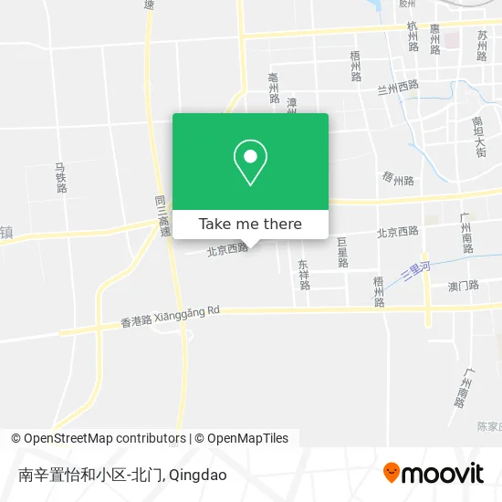 南辛置怡和小区-北门 map