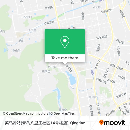 菜鸟驿站(青岛八里庄社区14号楼店) map