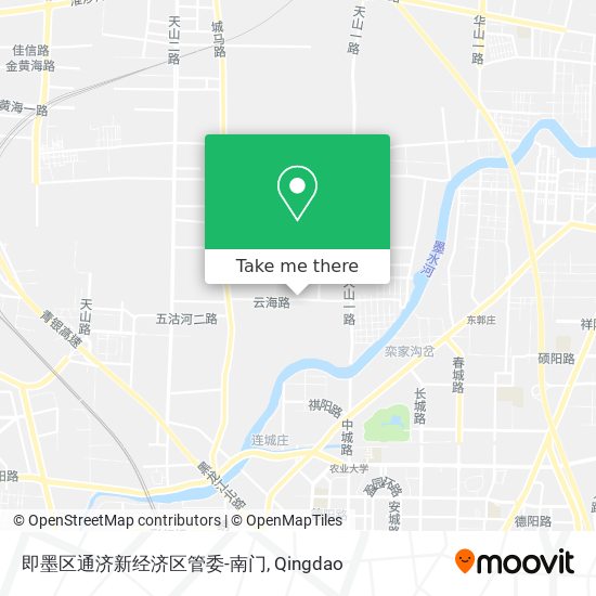 即墨区通济新经济区管委-南门 map