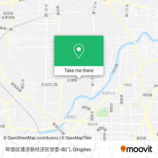 即墨区通济新经济区管委-南门 map