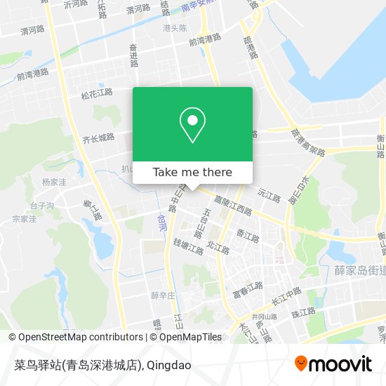 菜鸟驿站(青岛深港城店) map