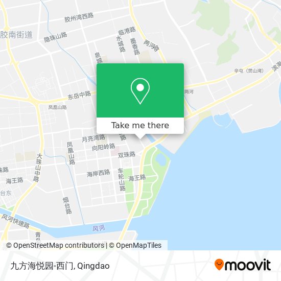 九方海悦园-西门 map