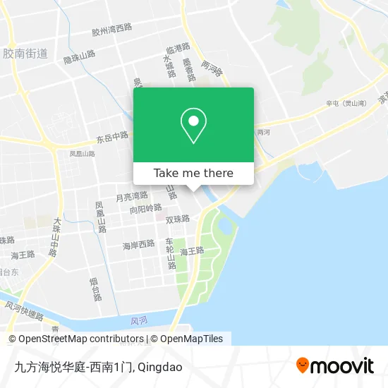 九方海悦华庭-西南1门 map