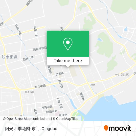 阳光四季花园-东门 map