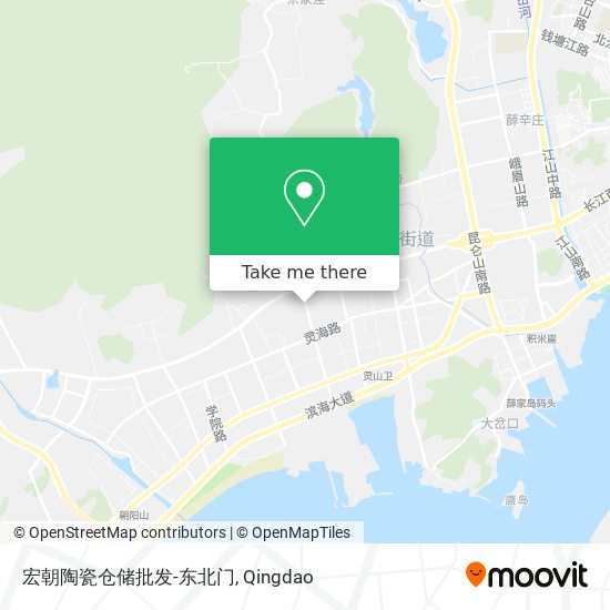 宏朝陶瓷仓储批发-东北门 map