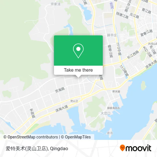 爱特美术(灵山卫店) map