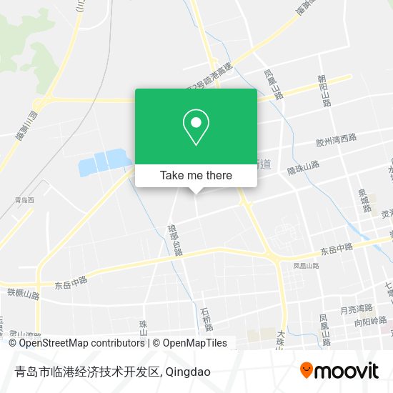 青岛市临港经济技术开发区 map