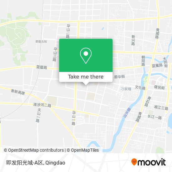 即发阳光城-A区 map