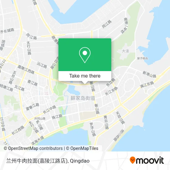 兰州牛肉拉面(嘉陵江路店) map