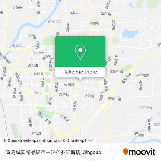 青岛城阳精品民宿中冶圣乔维斯店 map