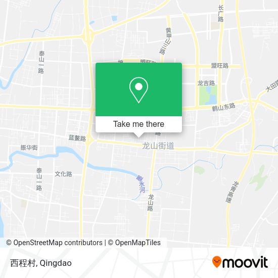 西程村 map