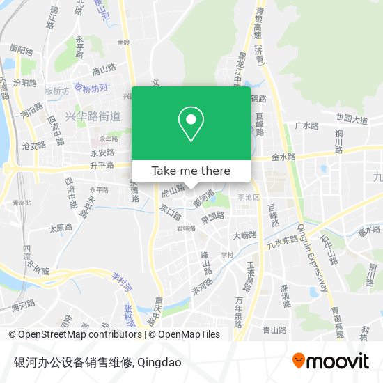 银河办公设备销售维修 map
