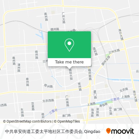 中共阜安街道工委太平地社区工作委员会 map